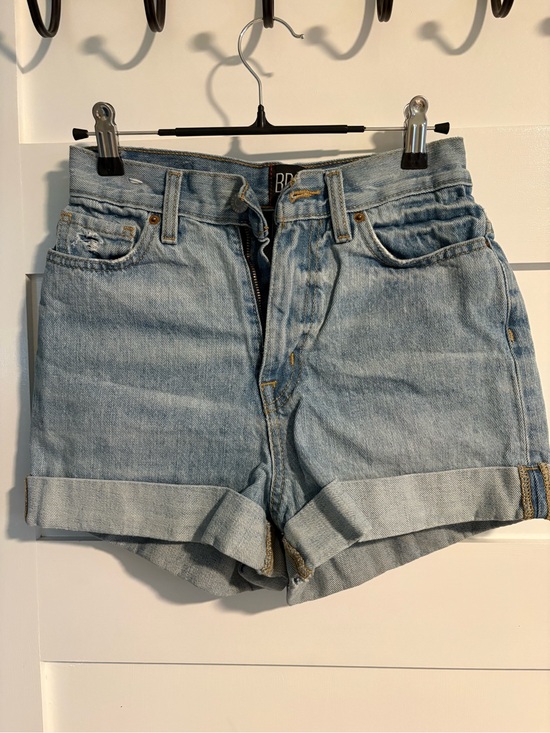 BDG Pants - BDG urban outfitters High-Rise Light Blue Denim Shorts with Cuffed Hem mom short